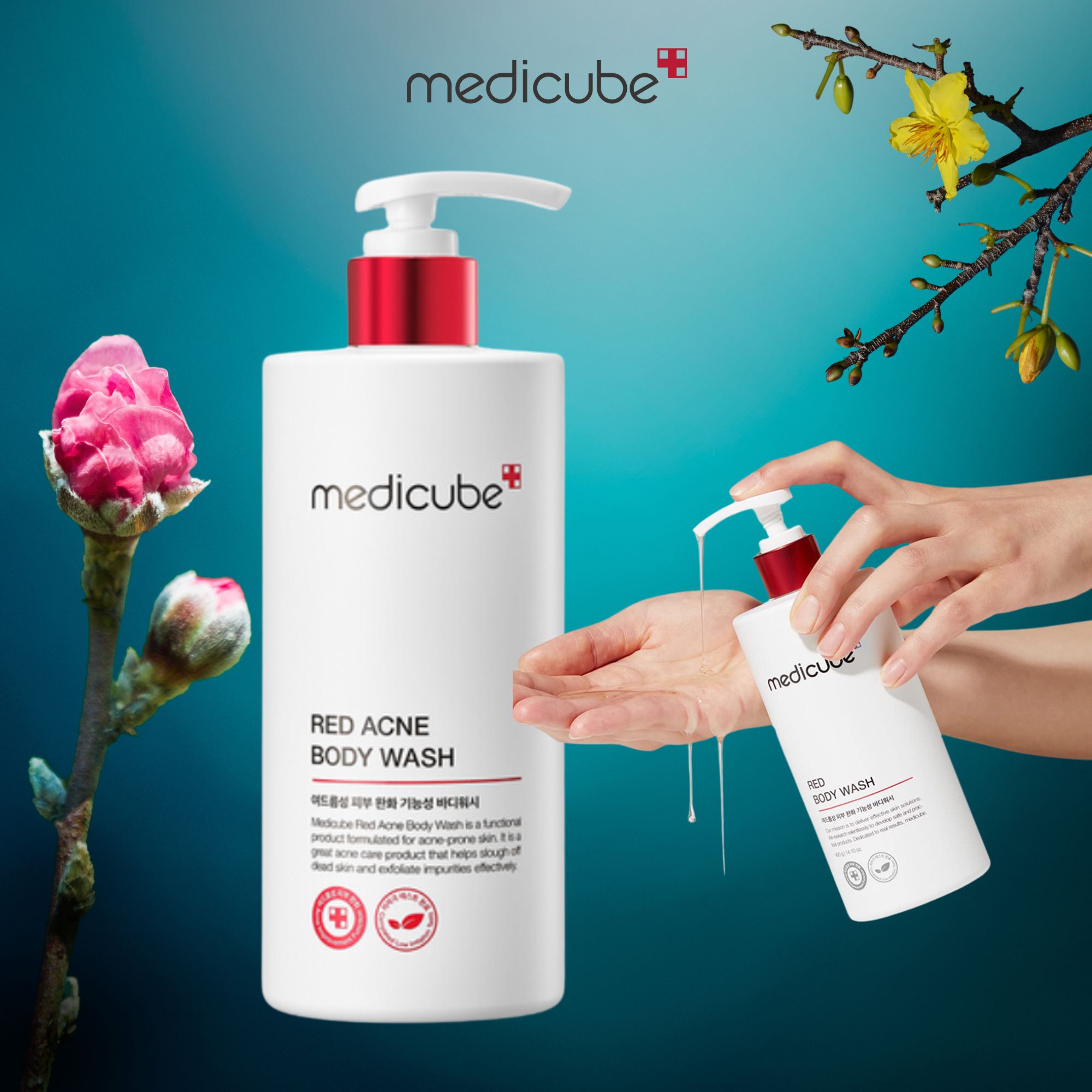 Medicube Red Acne Body Wash 400ml