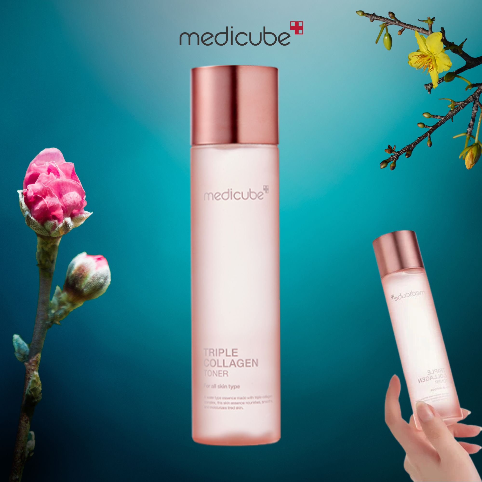 Toner Dạng Tinh Chất Medicube TRIPLE COLLAGEN 3.0 -140ml - Hình ảnh 2